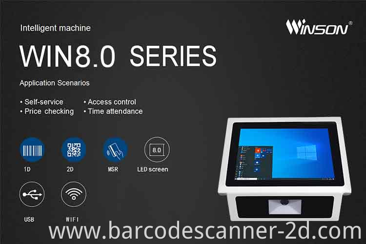 Winson 8.0 LCD Screen Win 7 Price Checker All in One Pos Terminal for Supermarket